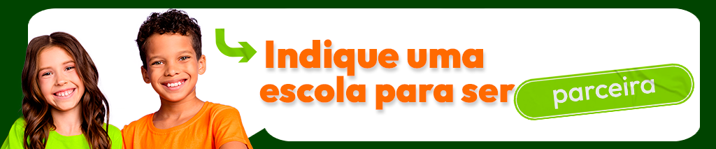 banner indique uma escola